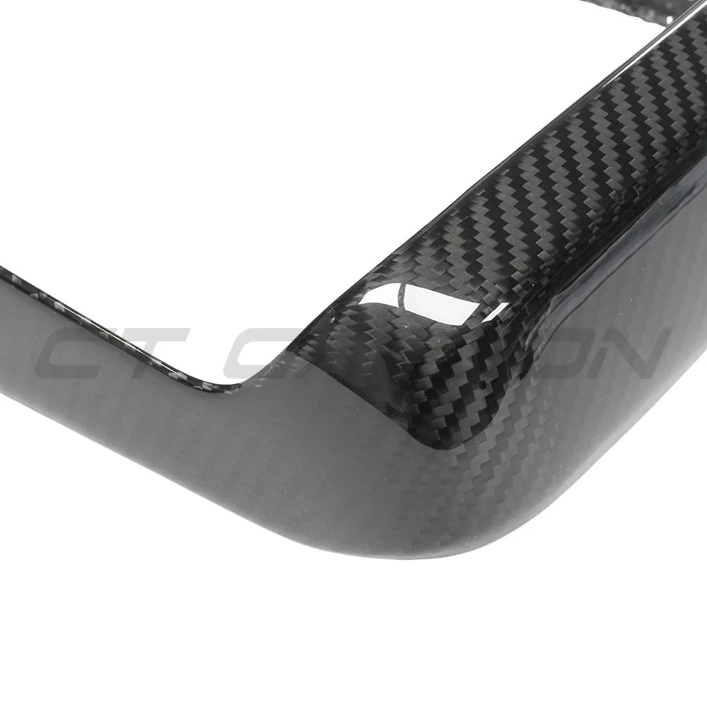 TESLA MODEL S 2021+ CARBON FIBRE REAR SCREEN ADD ON-Accessories-CT CARBON-CT Carbon - High-quality carbon fiber and gloss black aerodynamic parts for premium sports and luxury vehicles.