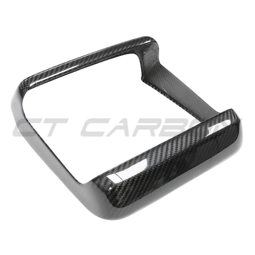 TESLA MODEL S 2021+ CARBON FIBRE REAR SCREEN ADD ON-Accessories-CT CARBON-CT Carbon - High-quality carbon fiber and gloss black aerodynamic parts for premium sports and luxury vehicles.