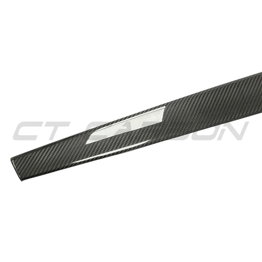 TESLA MODEL S 2021+ CARBON FIBRE DASHBOARD TRIM STICK ON-Accessories-CT CARBON-CT Carbon - High-quality carbon fiber and gloss black aerodynamic parts for premium sports and luxury vehicles.