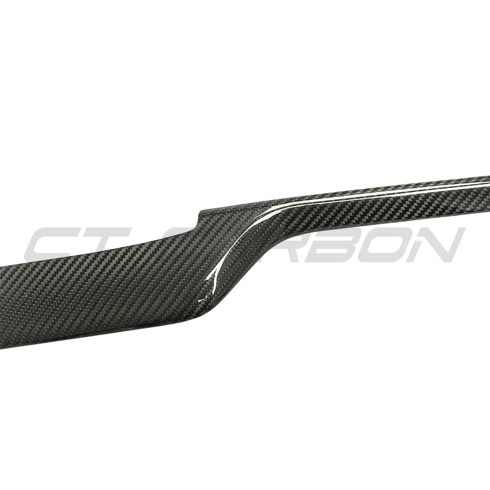 TESLA MODEL S 2021+ CARBON FIBRE DASHBOARD TRIM STICK ON-Accessories-CT CARBON-CT Carbon - High-quality carbon fiber and gloss black aerodynamic parts for premium sports and luxury vehicles.
