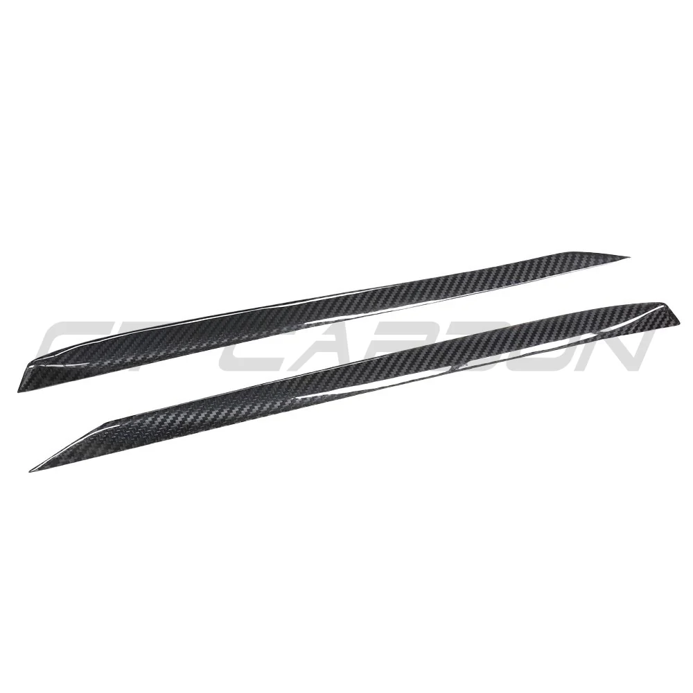 TESLA MODEL S 2021+ CARBON FIBRE DOOR TRIM ADD ON-Accessories-CT CARBON-CT Carbon - High-quality carbon fiber and gloss black aerodynamic parts for premium sports and luxury vehicles.