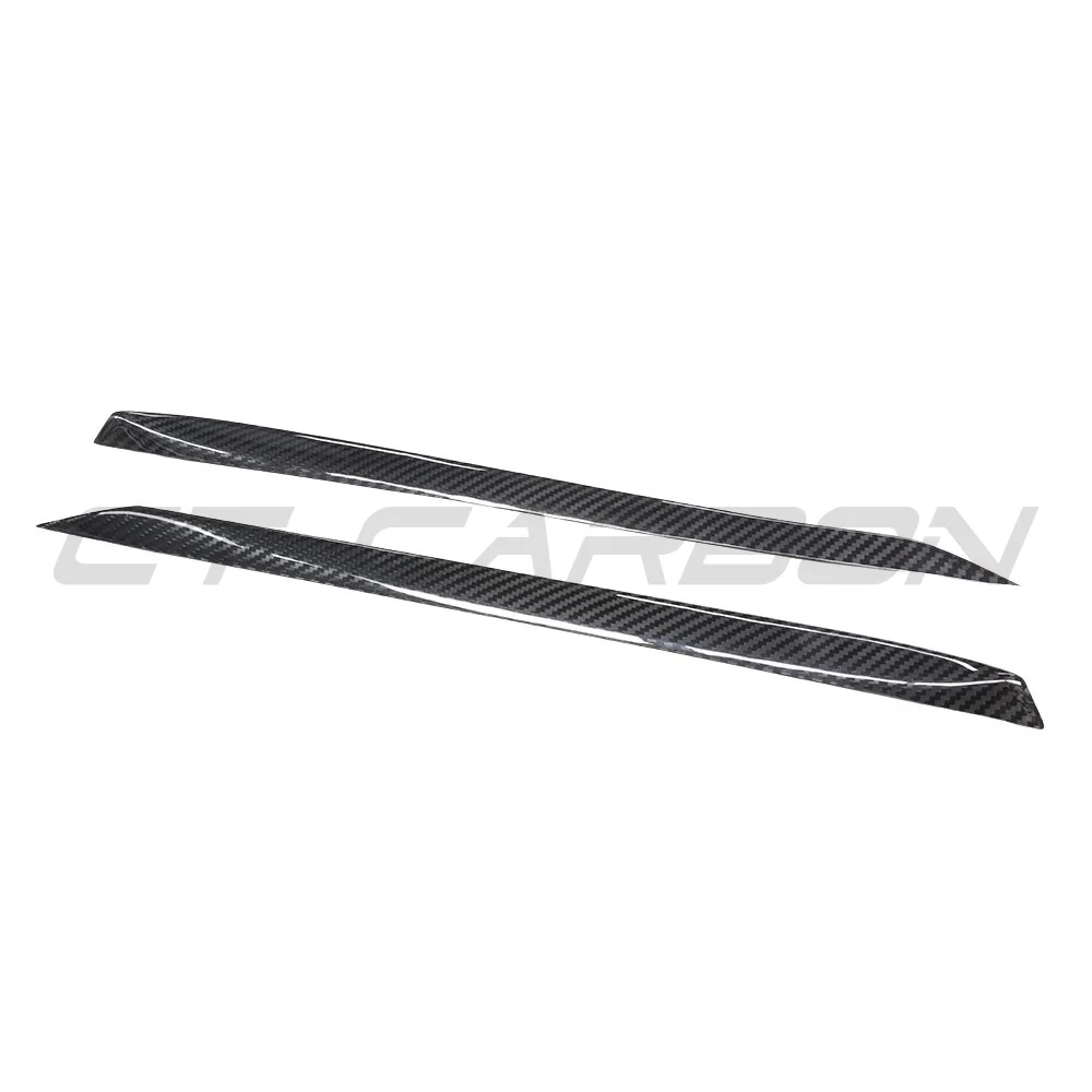 TESLA MODEL S 2021+ CARBON FIBRE DOOR TRIM ADD ON-Accessories-CT CARBON-CT Carbon - High-quality carbon fiber and gloss black aerodynamic parts for premium sports and luxury vehicles.