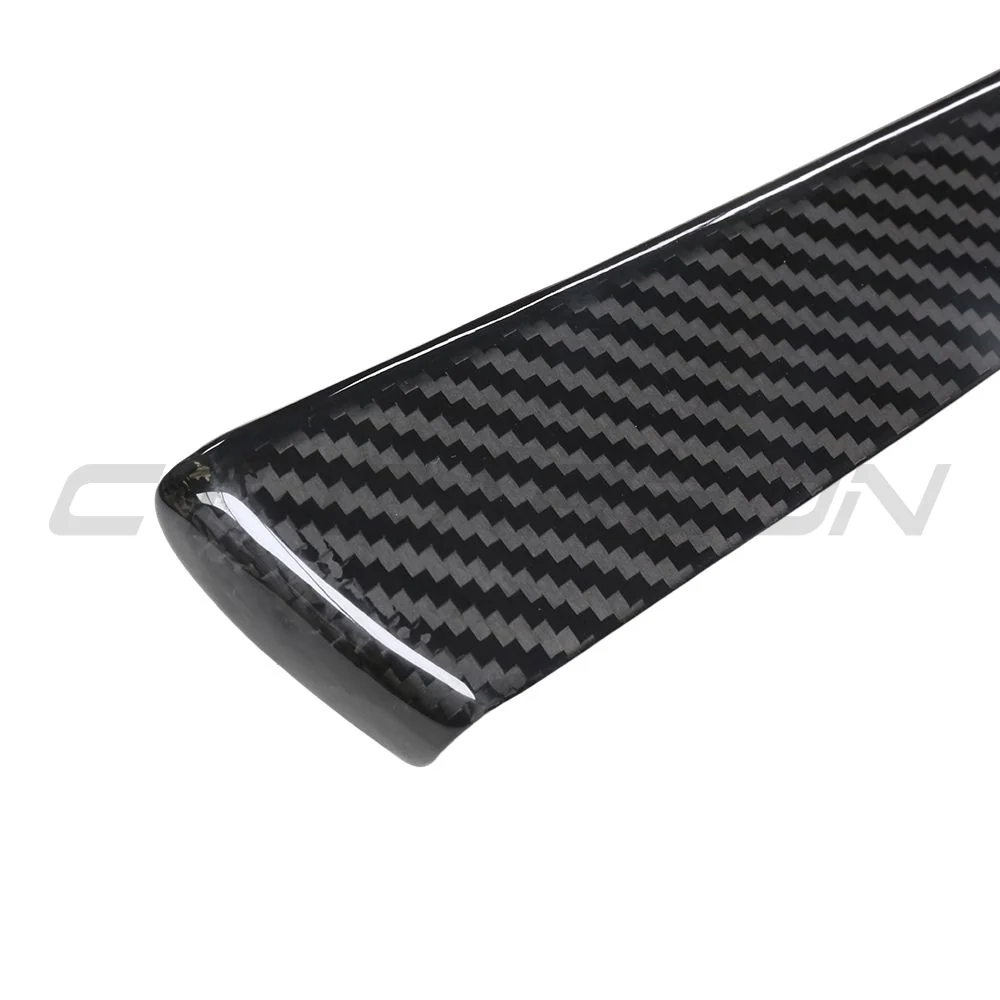 TESLA MODEL S 2021+ CARBON FIBRE DOOR TRIM ADD ON-Accessories-CT CARBON-CT Carbon - High-quality carbon fiber and gloss black aerodynamic parts for premium sports and luxury vehicles.