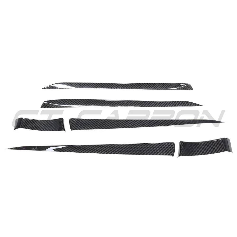 TESLA MODEL S 2021+ CARBON FIBRE DOOR TRIM ADD ON-Accessories-CT CARBON-CT Carbon - High-quality carbon fiber and gloss black aerodynamic parts for premium sports and luxury vehicles.