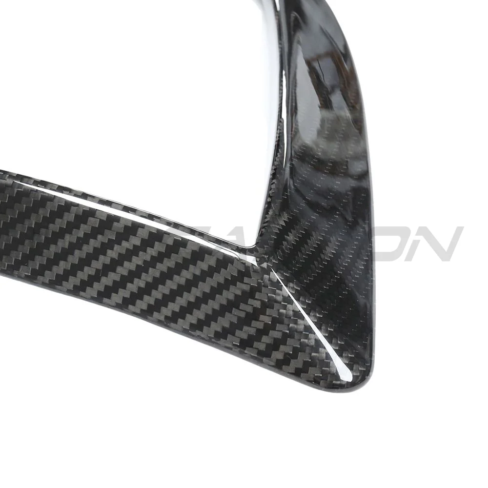 TESLA MODEL S 2021+ CARBON FIBRE FRONT BUMPER CANARDS-Accessories-CT CARBON-CT Carbon - High-quality carbon fiber and gloss black aerodynamic parts for premium sports and luxury vehicles.