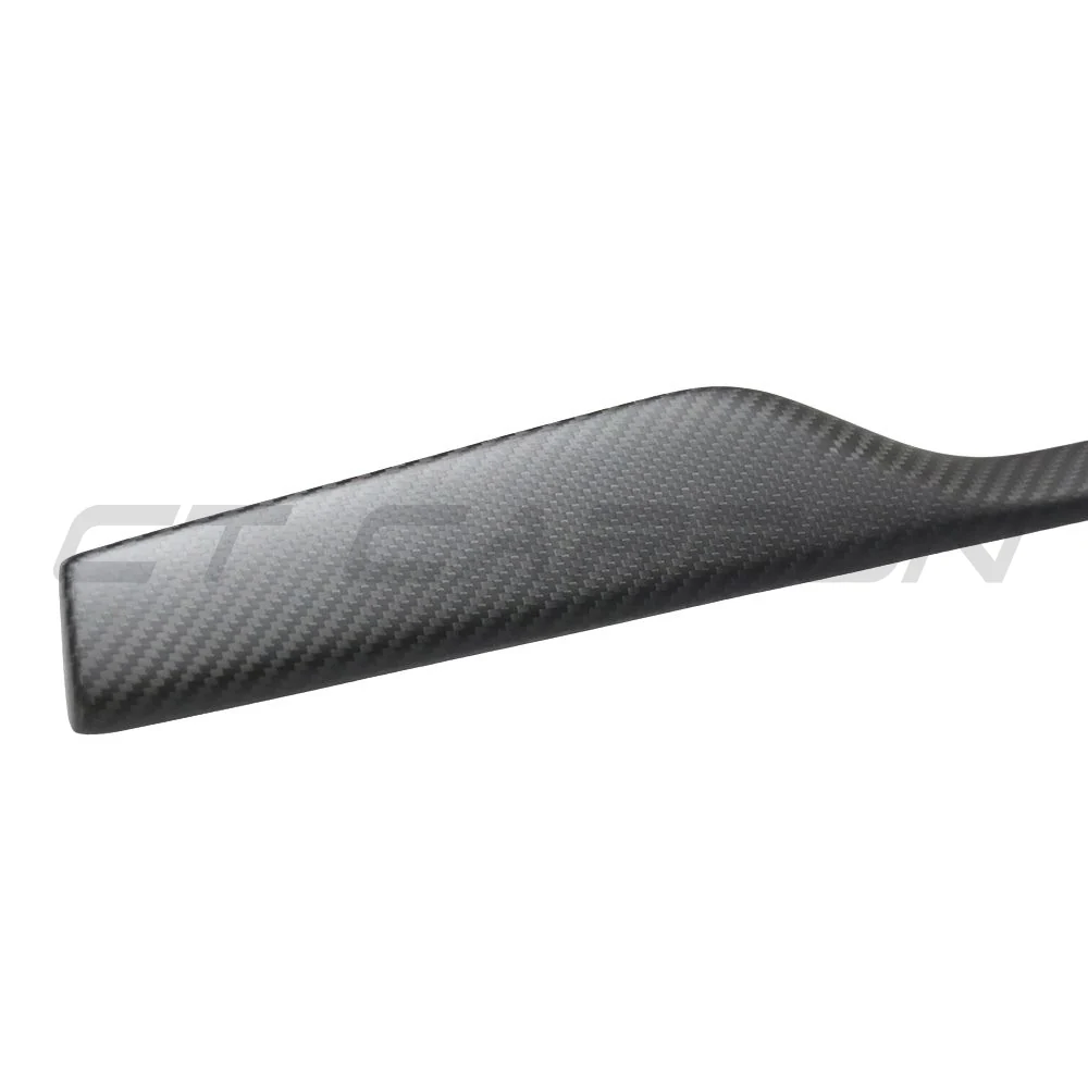 TESLA MODEL S 2021+ MATTE CARBON FIBRE DASHBOARD TRIM ADD ON-Accessories-CT CARBON-CT Carbon - High-quality carbon fiber and gloss black aerodynamic parts for premium sports and luxury vehicles.