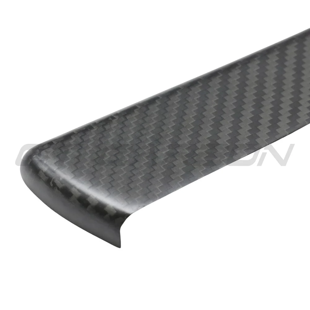 TESLA MODEL S 2021+ MATTE CARBON FIBRE DOOR TRIM ADD ON-Accessories-CT CARBON-CT Carbon - High-quality carbon fiber and gloss black aerodynamic parts for premium sports and luxury vehicles.