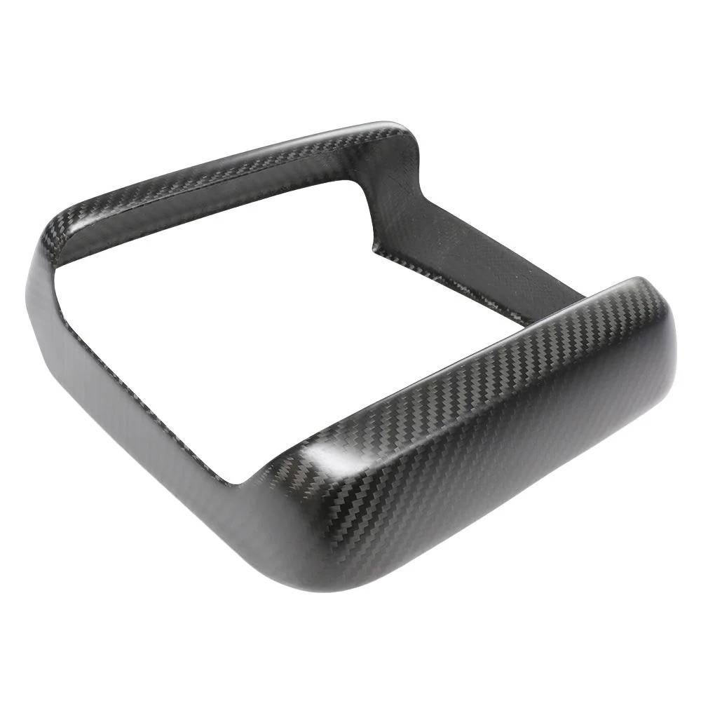 TESLA MODEL S 2021+ MATTE CARBON FIBRE REAR SCREEN ADD ON-Accessories-CT CARBON-CT Carbon - High-quality carbon fiber and gloss black aerodynamic parts for premium sports and luxury vehicles.