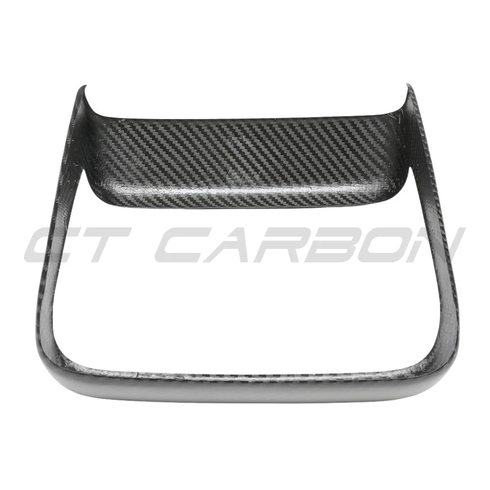 TESLA MODEL S 2021+ MATTE CARBON FIBRE REAR SCREEN ADD ON-Accessories-CT CARBON-CT Carbon - High-quality carbon fiber and gloss black aerodynamic parts for premium sports and luxury vehicles.