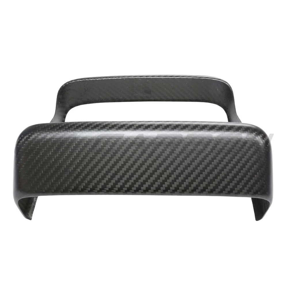 TESLA MODEL S 2021+ MATTE CARBON FIBRE REAR SCREEN ADD ON-Accessories-CT CARBON-CT Carbon - High-quality carbon fiber and gloss black aerodynamic parts for premium sports and luxury vehicles.
