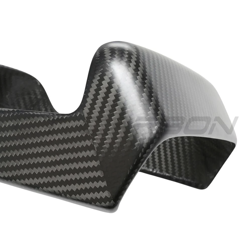 TESLA MODEL S 2021+ MATTE CARBON FIBRE REAR SCREEN ADD ON-Accessories-CT CARBON-CT Carbon - High-quality carbon fiber and gloss black aerodynamic parts for premium sports and luxury vehicles.