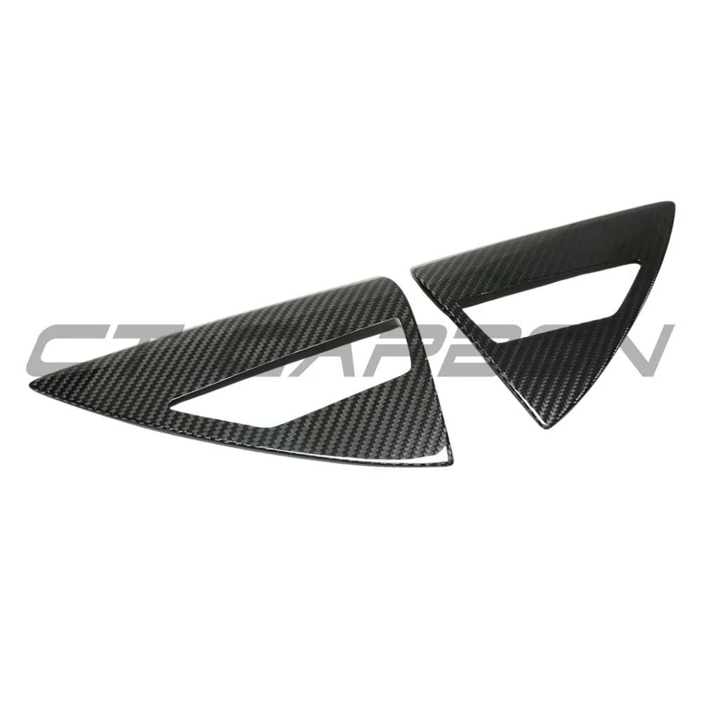 TESLA MODEL Y 2025+ FACELIFT DRY CARBON FIBRE CHARGING LAMP COVER - V1