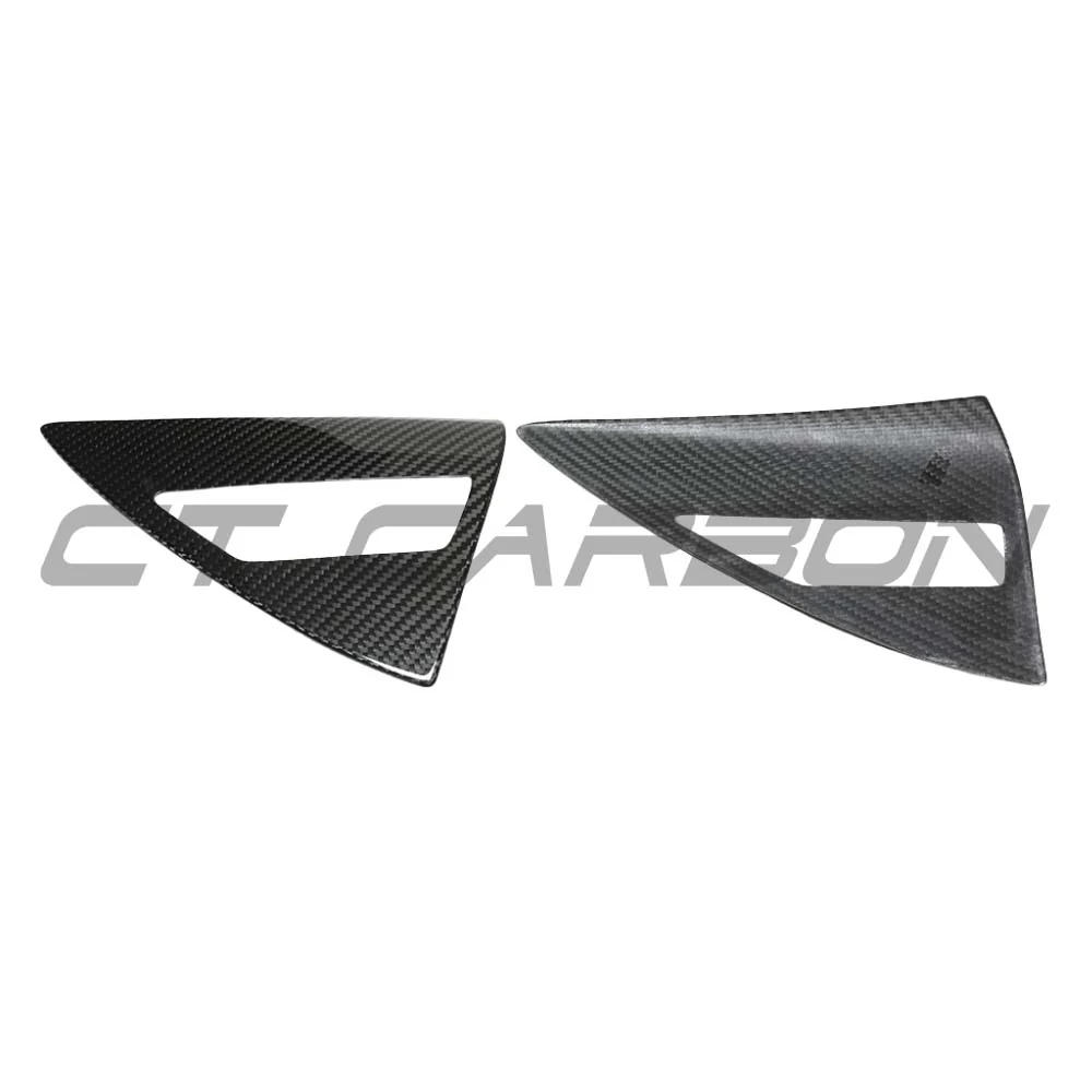 TESLA MODEL Y 2025+ FACELIFT DRY CARBON FIBRE CHARGING LAMP COVER - V1