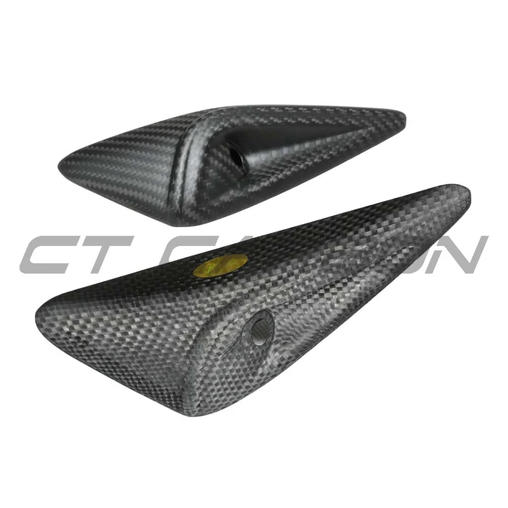 TESLA MODEL Y 2025+ FACELIFT DRY CARBON FIBRE MATTE SIDE CAMERA COVER - V1