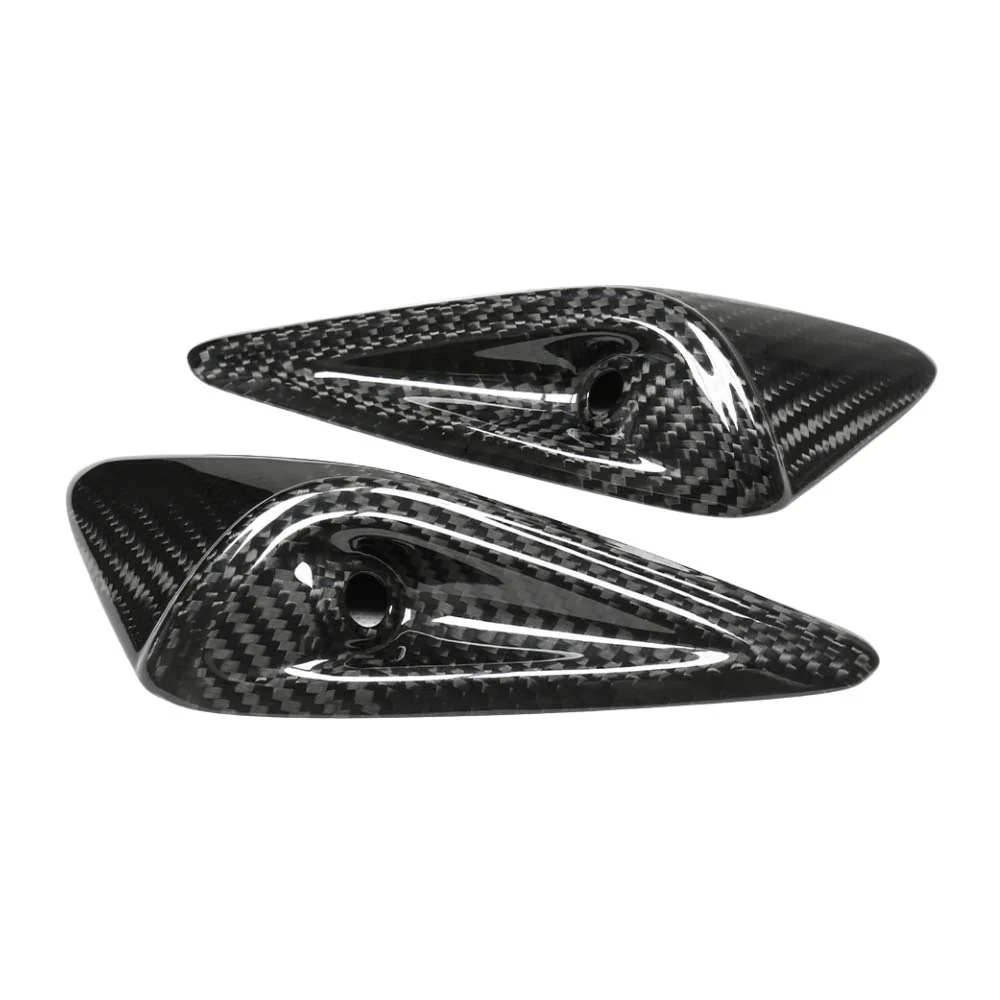TESLA MODEL Y 2025+ FACELIFT DRY CARBON FIBRE SIDE CAMERA COVER - V1
