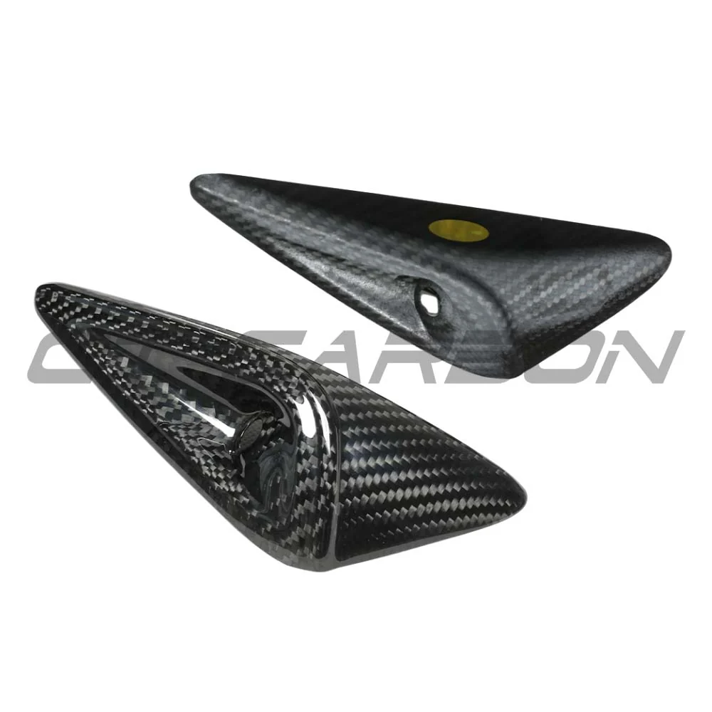 TESLA MODEL Y 2025+ FACELIFT DRY CARBON FIBRE SIDE CAMERA COVER - V1