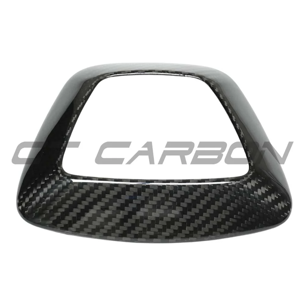 TESLA MODEL Y 2025+ FACELIFT DRY CARBON FIBRE STEERING WHEEL AIRBAG COVER - V1