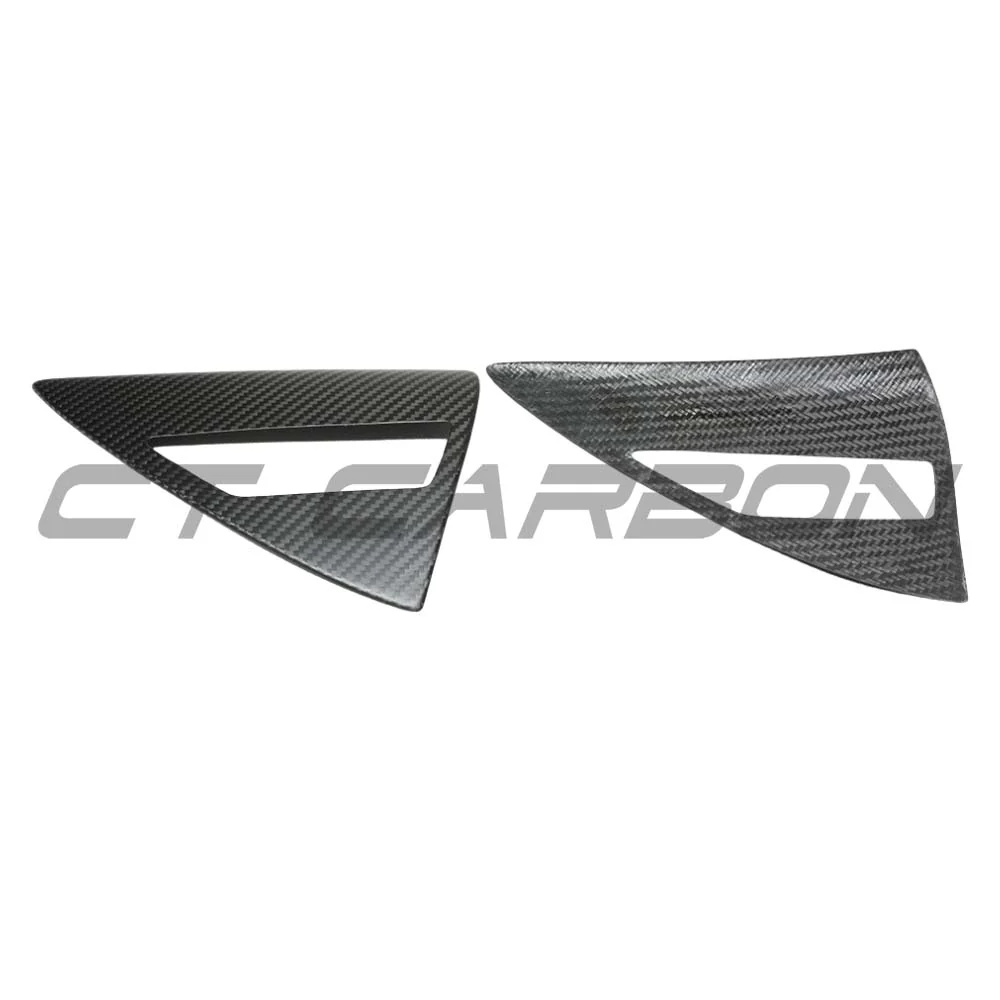 TESLA MODEL Y 2025+ FACELIFT MATTE DRY CARBON FIBRE CHARGING LAMP COVER - V1