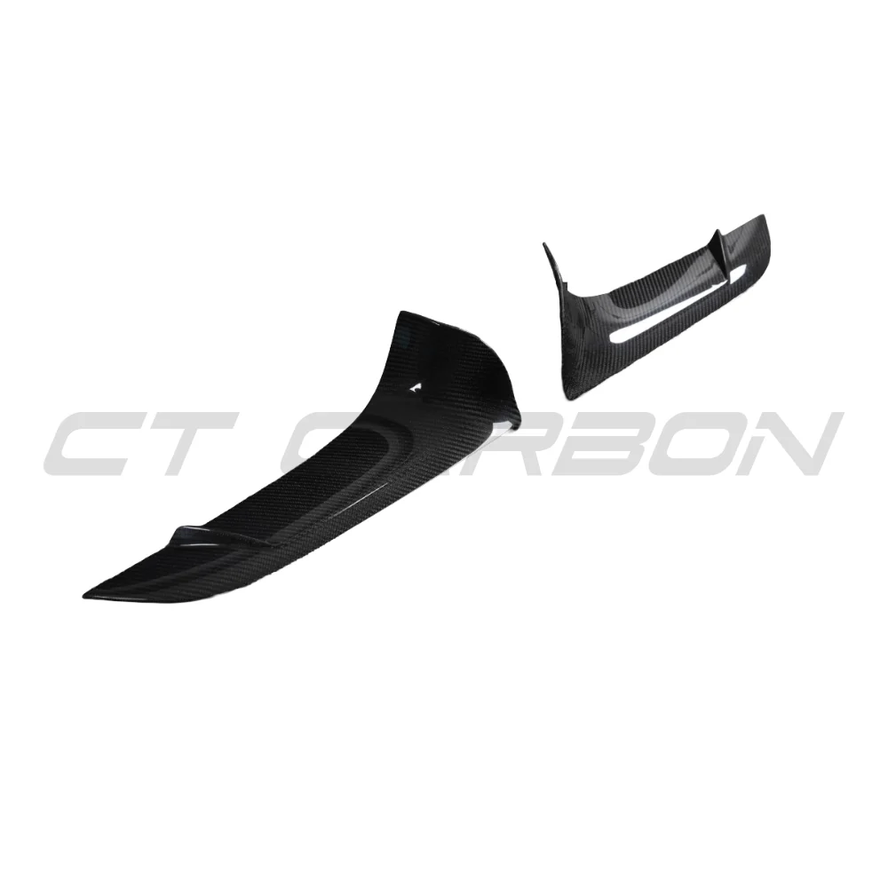 TOYOTA SUPRA 2019+ A90 CARBON FIBRE FRONT BUMPER VENT TRIM - V2