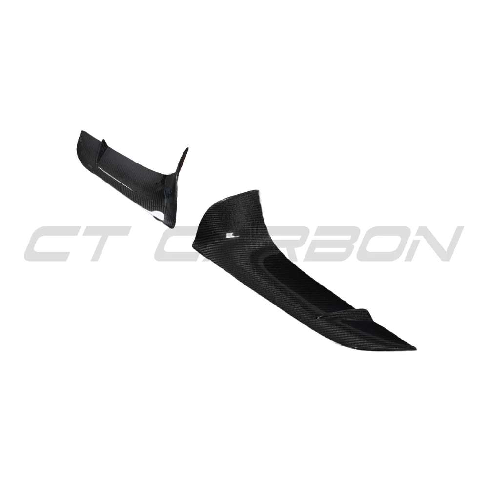 TOYOTA SUPRA 2019+ A90 CARBON FIBRE FRONT BUMPER VENT TRIM - V2