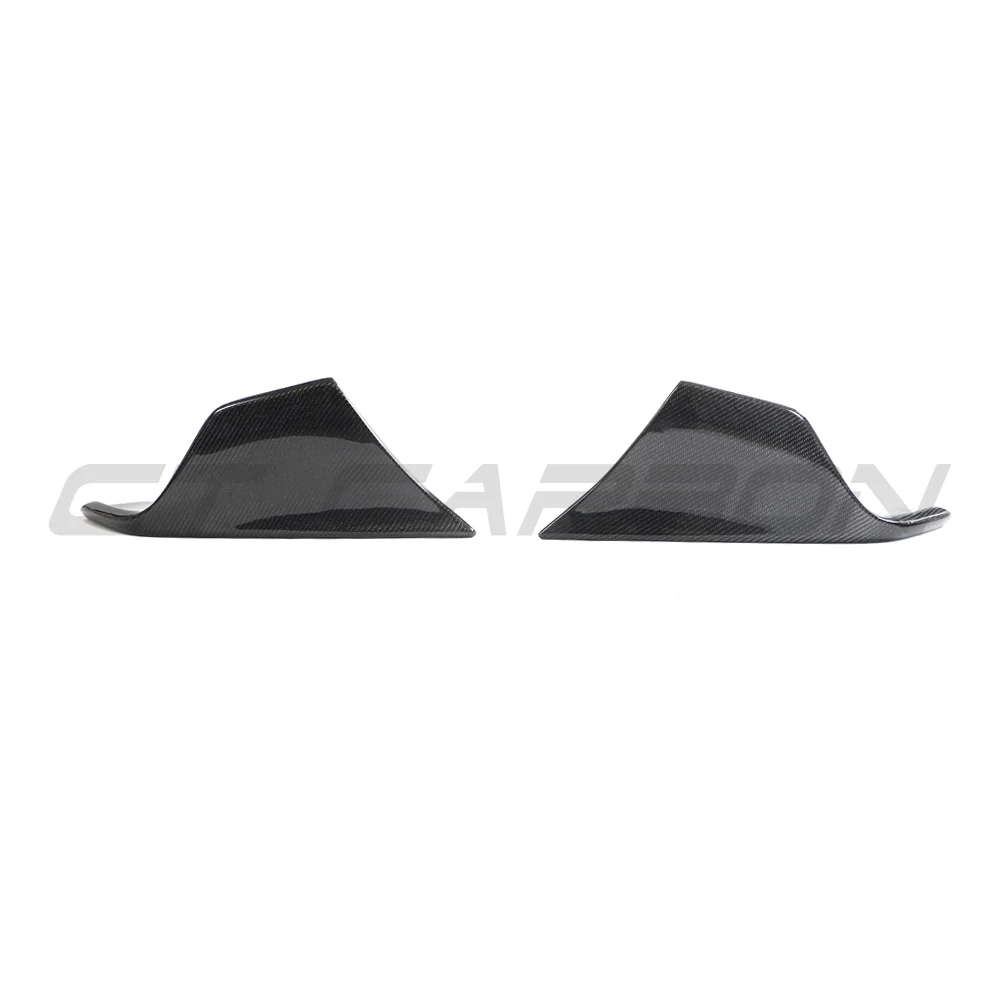TOYOTA SUPRA 2019+ A90 CARBON FIBRE FRONT BUMPER CORNERS-Accessories-CT CARBON-CT Carbon - High-quality carbon fiber and gloss black aerodynamic parts for premium sports and luxury vehicles.