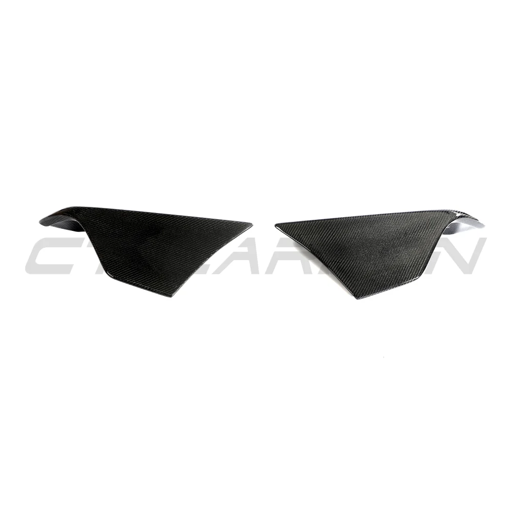 TOYOTA SUPRA 2019+ A90 CARBON FIBRE FRONT BUMPER CORNERS-Accessories-CT CARBON-CT Carbon - High-quality carbon fiber and gloss black aerodynamic parts for premium sports and luxury vehicles.