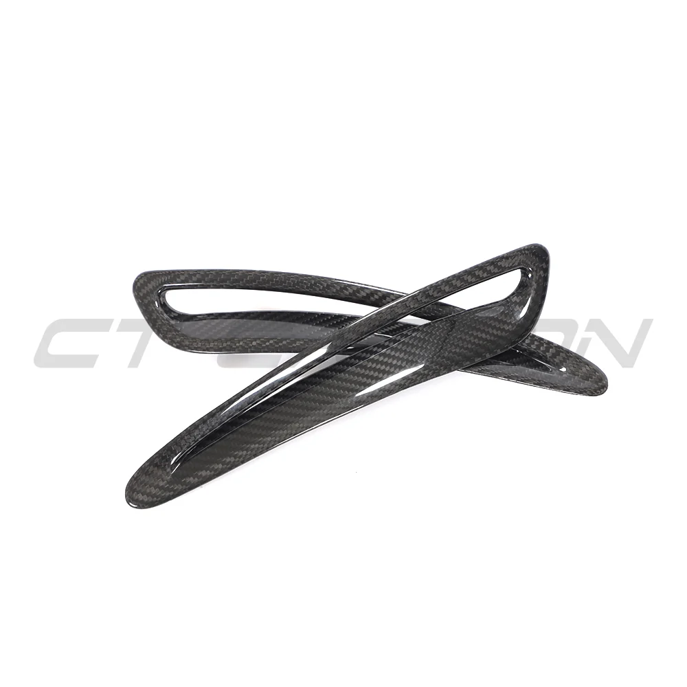 TOYOTA SUPRA 2019+ A90 CARBON FIBRE HOOD/BONNET TRIM-Accessories-CT CARBON-CT Carbon - High-quality carbon fiber and gloss black aerodynamic parts for premium sports and luxury vehicles.