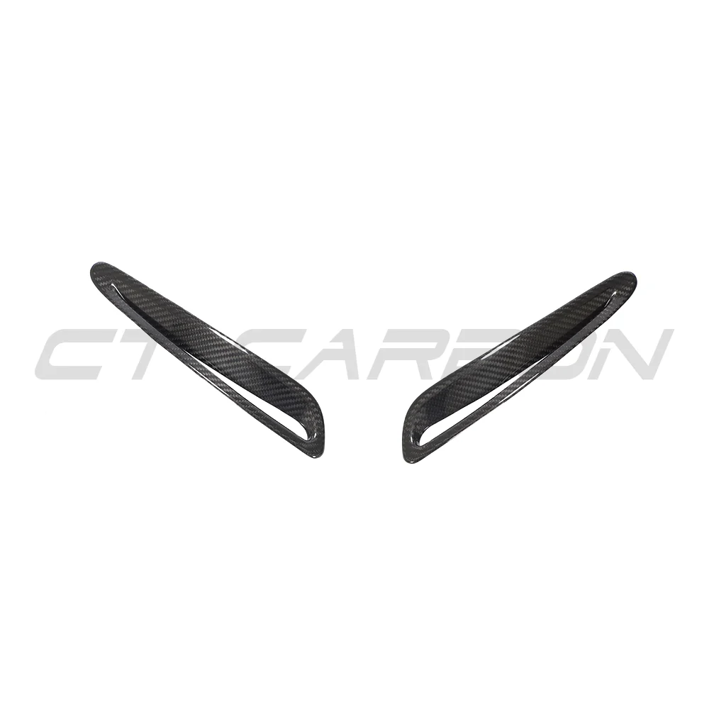 TOYOTA SUPRA 2019+ A90 CARBON FIBRE HOOD/BONNET TRIM-Accessories-CT CARBON-CT Carbon - High-quality carbon fiber and gloss black aerodynamic parts for premium sports and luxury vehicles.