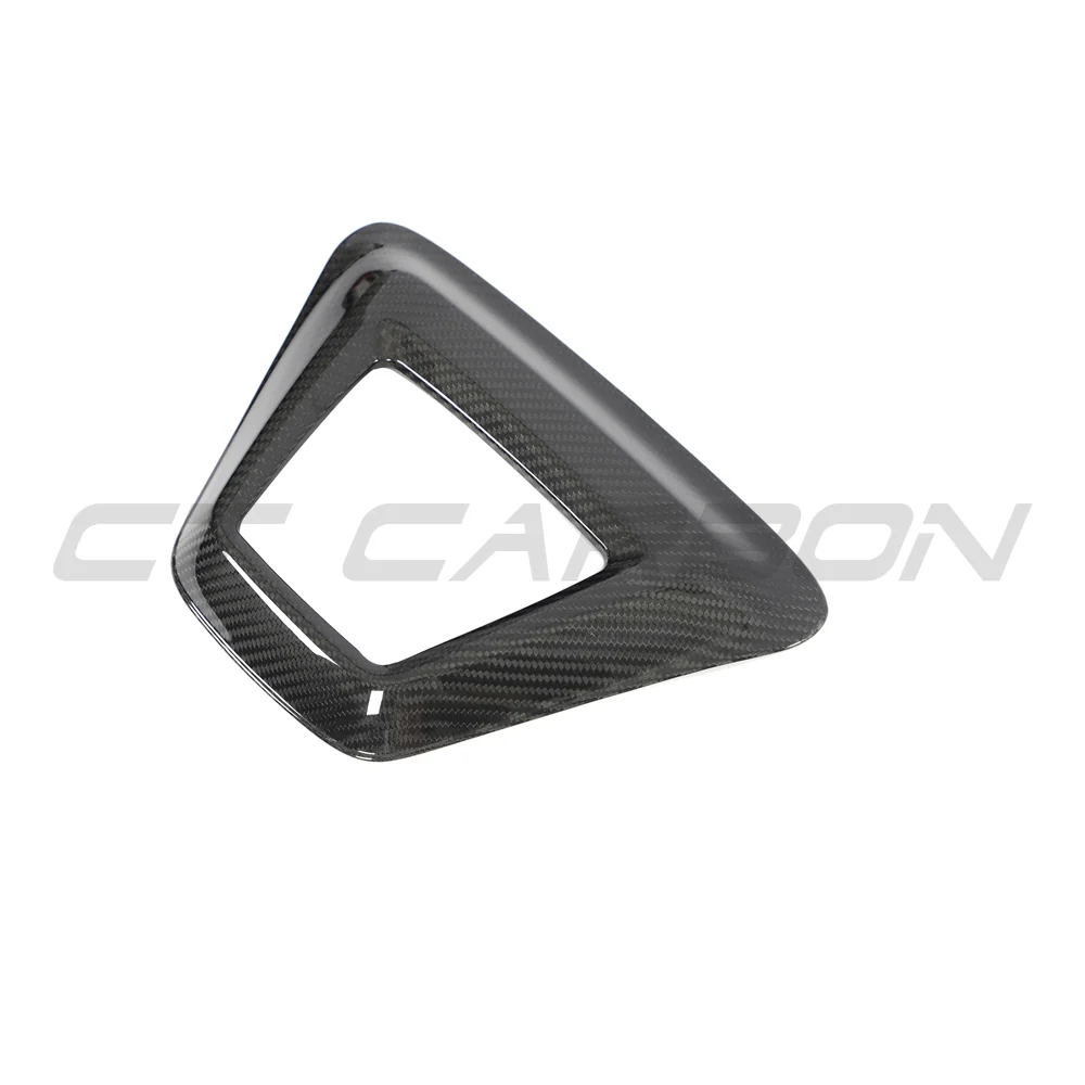 TOYOTA SUPRA 2019+ A90 CARBON FIBRE RAIN LIGHT COVER-Accessories-CT CARBON-CT Carbon - High-quality carbon fiber and gloss black aerodynamic parts for premium sports and luxury vehicles.