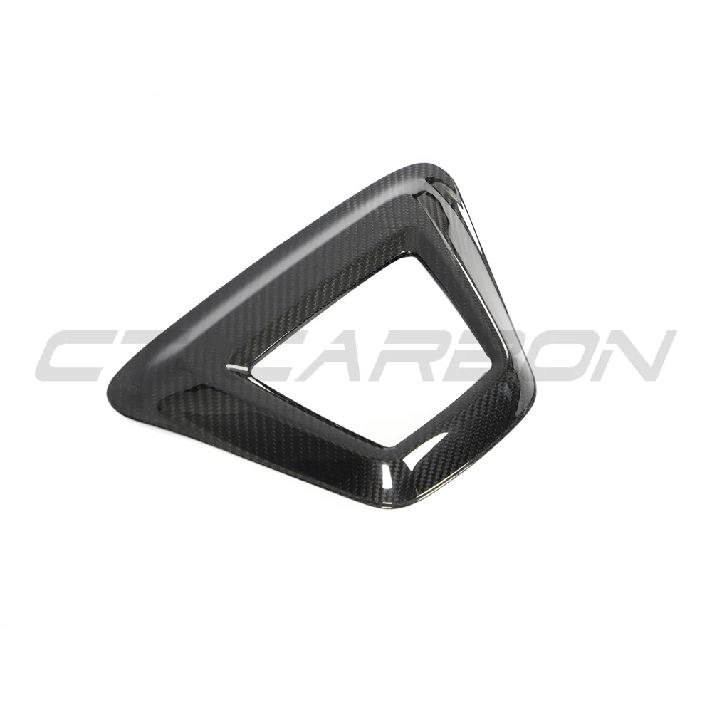 TOYOTA SUPRA 2019+ A90 CARBON FIBRE RAIN LIGHT COVER-Accessories-CT CARBON-CT Carbon - High-quality carbon fiber and gloss black aerodynamic parts for premium sports and luxury vehicles.