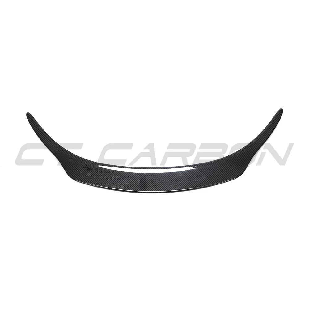 TOYOTA SUPRA 2019+ A90 CARBON FIBRE SPOILER - V3-Spoiler-CT CARBON-CT Carbon - High-quality carbon fiber and gloss black aerodynamic parts for premium sports and luxury vehicles.