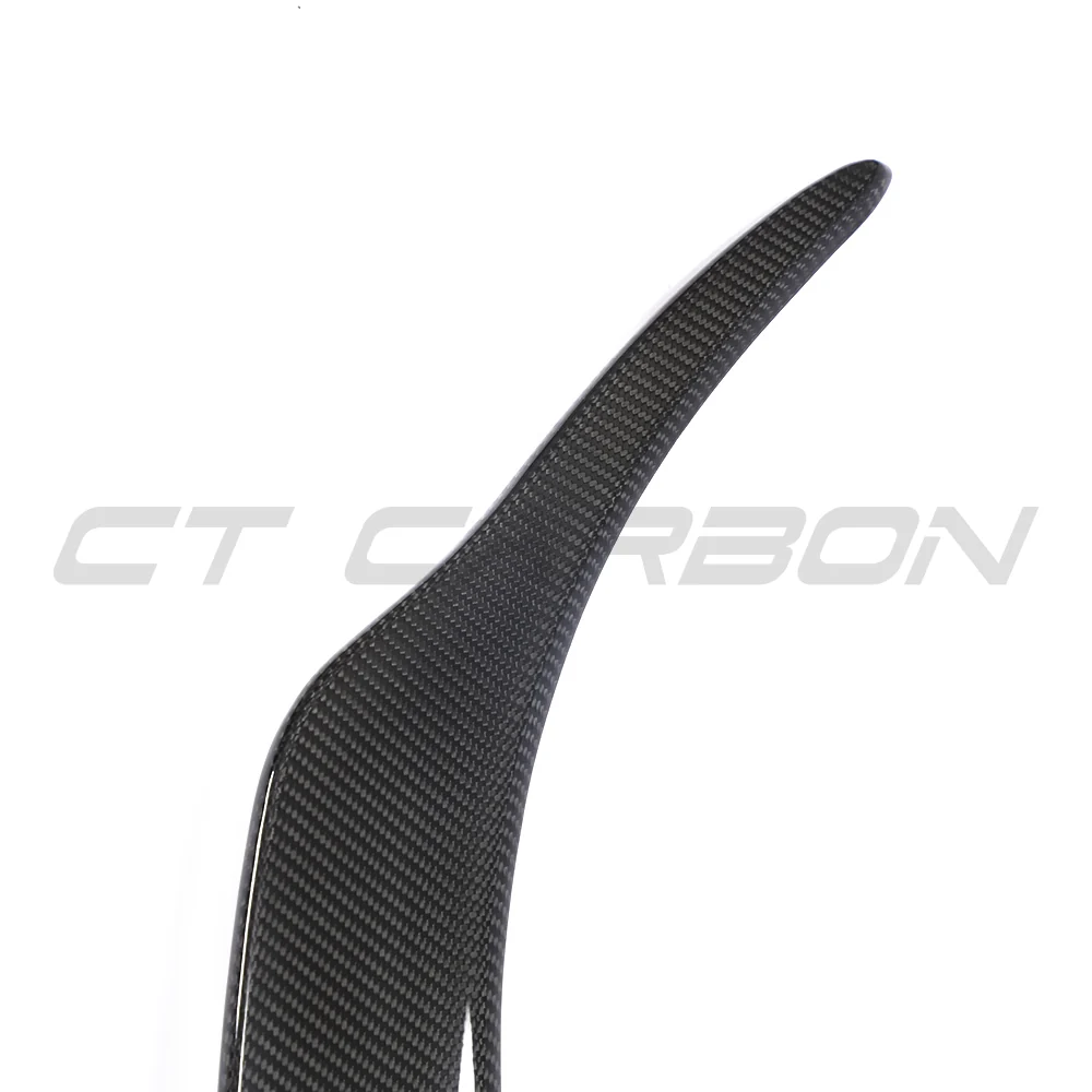 TOYOTA SUPRA 2019+ A90 CARBON FIBRE SPOILER - V3-Spoiler-CT CARBON-CT Carbon - High-quality carbon fiber and gloss black aerodynamic parts for premium sports and luxury vehicles.
