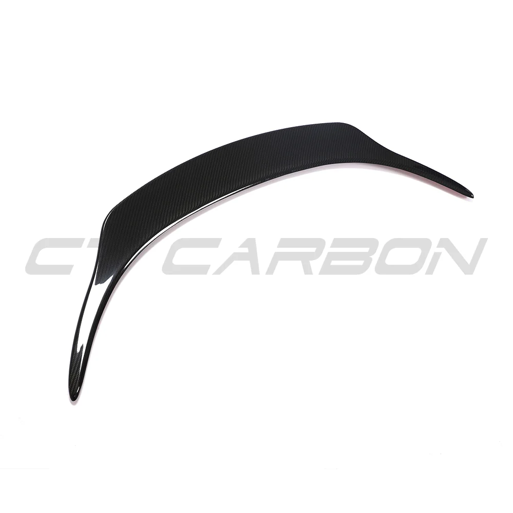 TOYOTA SUPRA 2019+ A90 CARBON FIBRE SPOILER - V3-Spoiler-CT CARBON-CT Carbon - High-quality carbon fiber and gloss black aerodynamic parts for premium sports and luxury vehicles.