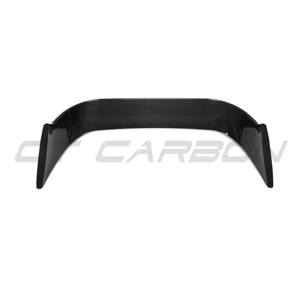 TOYOTA SUPRA 2019+ A90 CARBON FIBRE WING-Spoiler-CT CARBON-CT Carbon - High-quality carbon fiber and gloss black aerodynamic parts for premium sports and luxury vehicles.