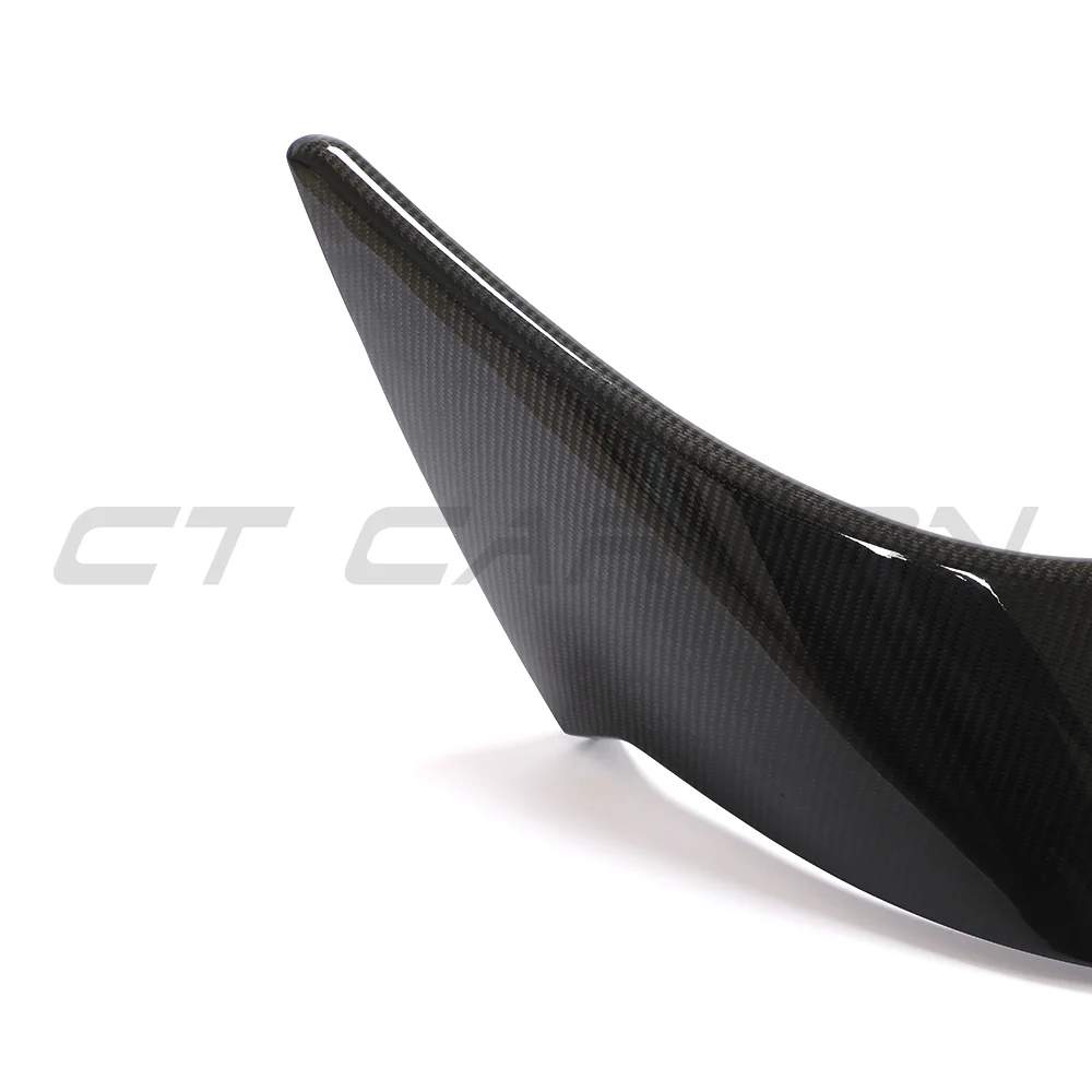 TOYOTA SUPRA 2019+ A90 CARBON FIBRE WING-Spoiler-CT CARBON-CT Carbon - High-quality carbon fiber and gloss black aerodynamic parts for premium sports and luxury vehicles.