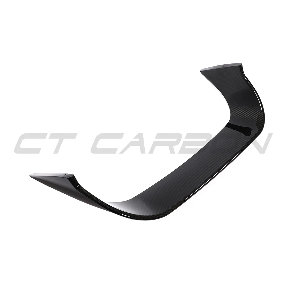 TOYOTA SUPRA 2019+ A90 CARBON FIBRE WING-Spoiler-CT CARBON-CT Carbon - High-quality carbon fiber and gloss black aerodynamic parts for premium sports and luxury vehicles.