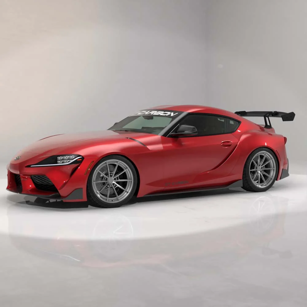 TOYOTA SUPRA A90 2019+ CARBON FIBRE SWAN NECK WING - CT DESIGN