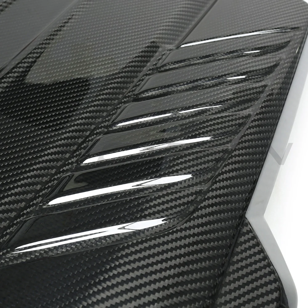 TOYOTA SUPRA A90 3.0T B58 CARBON FIBRE ENGINE COVER-Accessories-CT CARBON-CT Carbon - High-quality carbon fiber and gloss black aerodynamic parts for premium sports and luxury vehicles.
