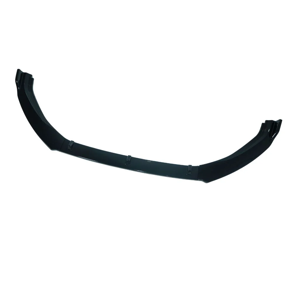 VOLKSWAGEN GOLF MK7 GLOSS BLACK SPLITTER-Splitter-BLAK BY CT-CT Carbon - High-quality carbon fiber and gloss black aerodynamic parts for premium sports and luxury vehicles.