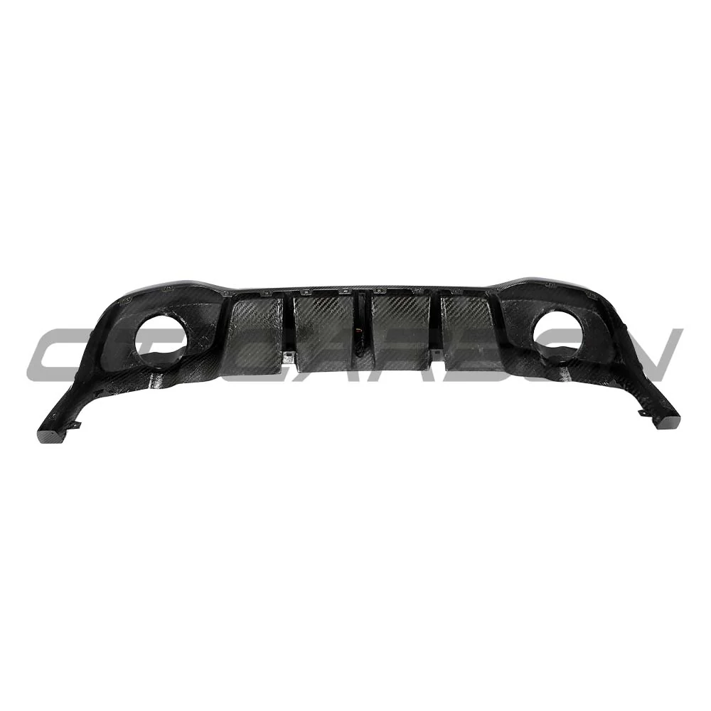 VOLKSWAGEN GOLF MK8/8.5 GTI/GTD 2021+ CARBON FIBRE DIFFUSER WITH LED