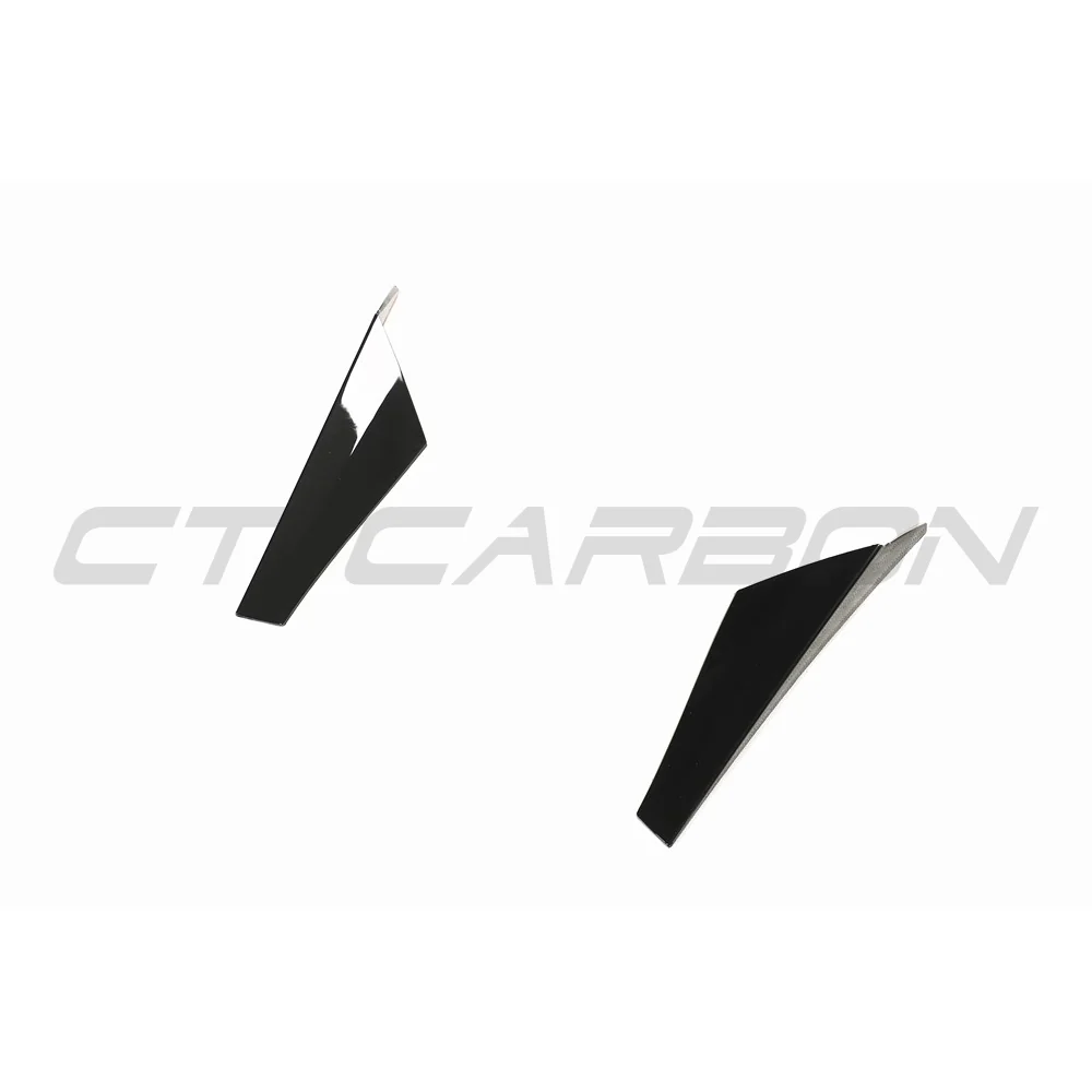 VOLKSWAGEN GOLF MK8 GLOSS BLACK REAR WINDOW TRIM-Accessories-BLAK BY CT-CT Carbon - High-quality carbon fiber and gloss black aerodynamic parts for premium sports and luxury vehicles.