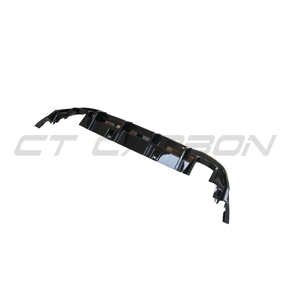 VOLKSWAGEN GOLF MK8 GTI GLOSS BLACK DIFFUSER-Side Skirts-BLAK BY CT-CT Carbon - High-quality carbon fiber and gloss black aerodynamic parts for premium sports and luxury vehicles.