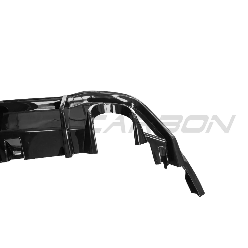 VOLKSWAGEN GOLF MK8 GTI GLOSS BLACK DIFFUSER-Side Skirts-BLAK BY CT-CT Carbon - High-quality carbon fiber and gloss black aerodynamic parts for premium sports and luxury vehicles.