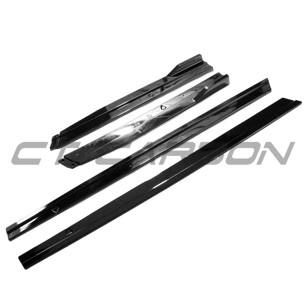 VOLKSWAGEN GOLF R/GTD/GTI MK7/7.5 2014-2020 GLOSS BLACK SIDE SKIRTS