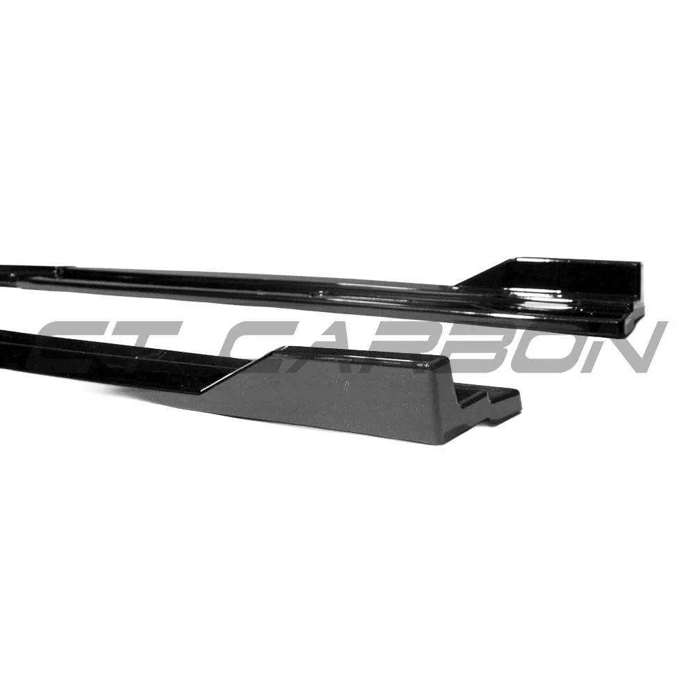 VOLKSWAGEN GOLF R/GTD/GTI MK7/7.5 2014-2020 GLOSS BLACK SIDE SKIRTS