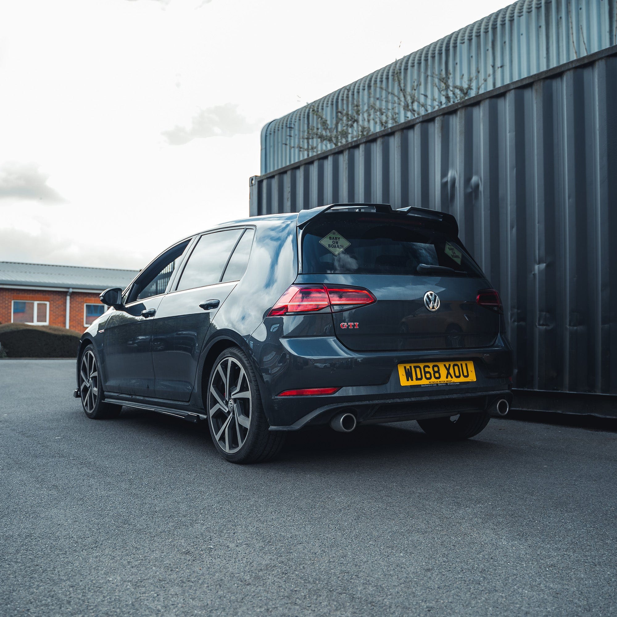 BLAK BY CT Spoiler VOLKSWAGEN GOLF R/GTD/GTI MK7/7.5 2014-2020 GLOSS BLACK SPOILER