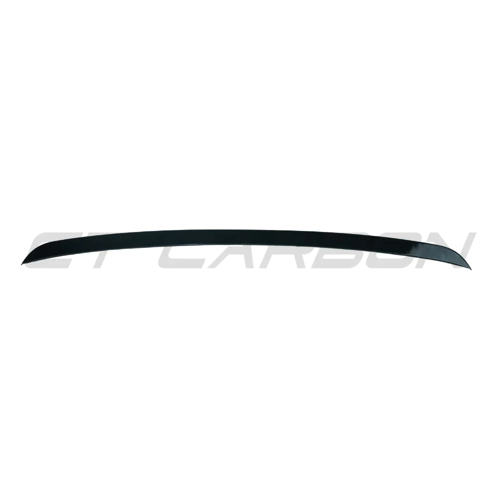 VOLKSWAGEN GOLF R/GTD/GTI MK7/7.5 2014-2020 GLOSS BLACK SPOILER - TC STYLE-Spoiler-BLAK BY CT-CT Carbon - High-quality carbon fiber and gloss black aerodynamic parts for premium sports and luxury vehicles.