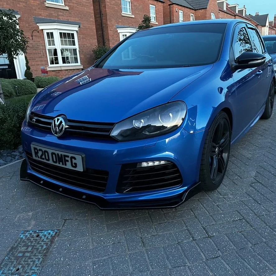 BLAK BY CT SPLITTER VOLKSWAGEN GOLF R20 MK6 2009-2013 GLOSS BLACK SPLITTER