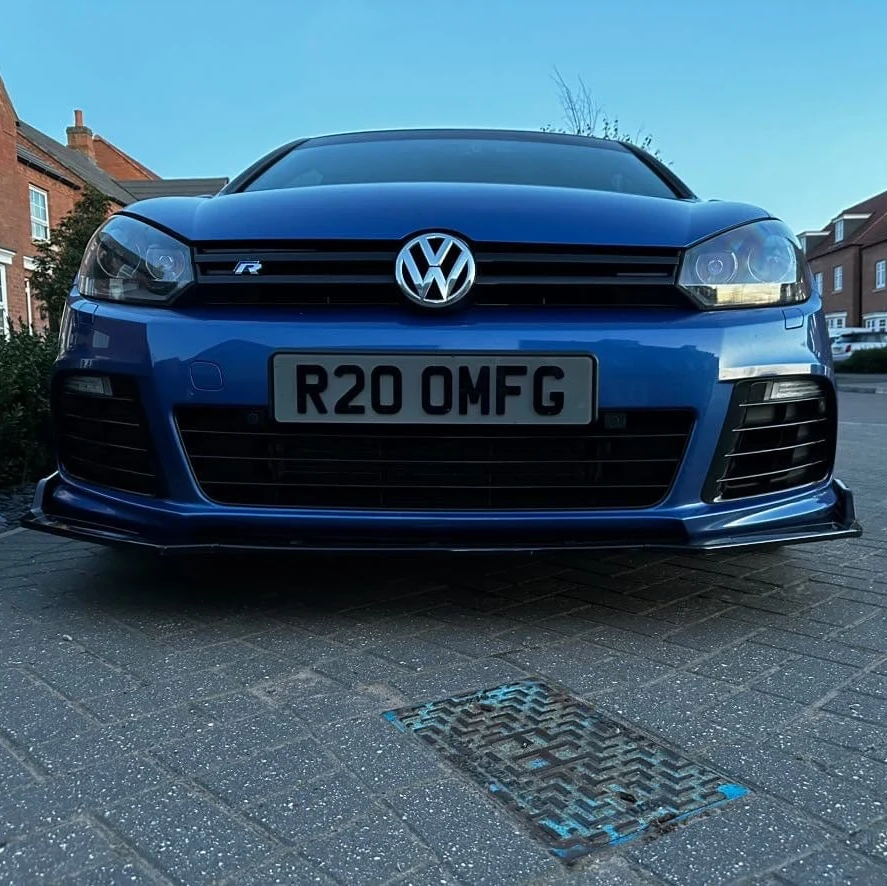 BLAK BY CT SPLITTER VOLKSWAGEN GOLF R20 MK6 2009-2013 GLOSS BLACK SPLITTER