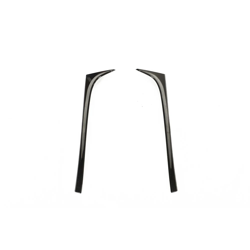 VOLKSWAGEN POLO MK6 GLOSS BLACK REAR WINDOW TRIM-Accessories-BLAK BY CT-CT Carbon - High-quality carbon fiber and gloss black aerodynamic parts for premium sports and luxury vehicles.